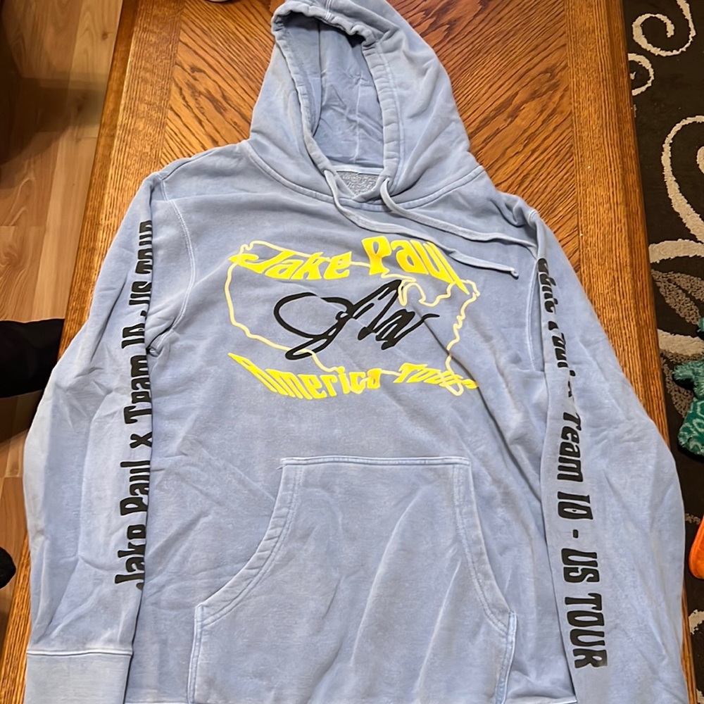 Jake Paul x Team 10 American US Tour Hoodie Sweatshirt Unisex Influencer Medium